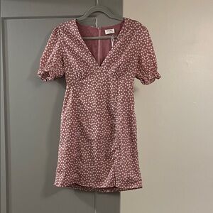 Cotton Floral Mini Dress